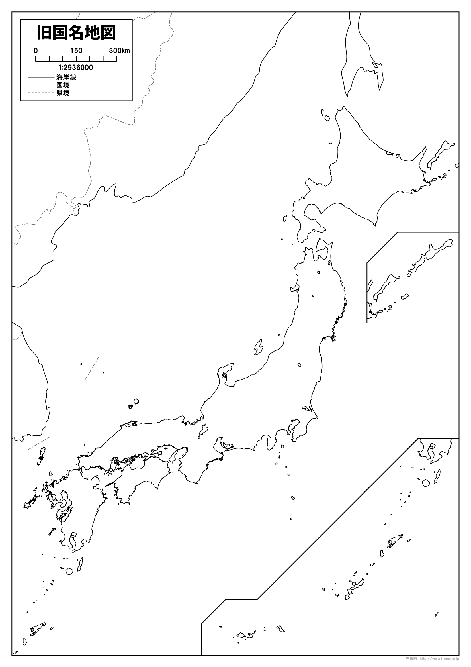 古地図（日本地図）のサムネイル