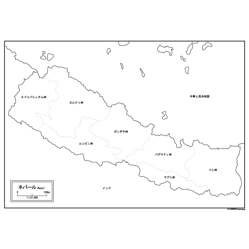 アジアに関する地図 白地図専門店