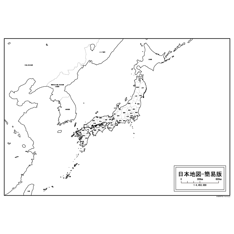 日本に関する地図 白地図専門店