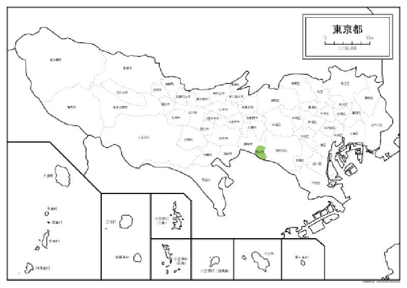 狛江市の位置